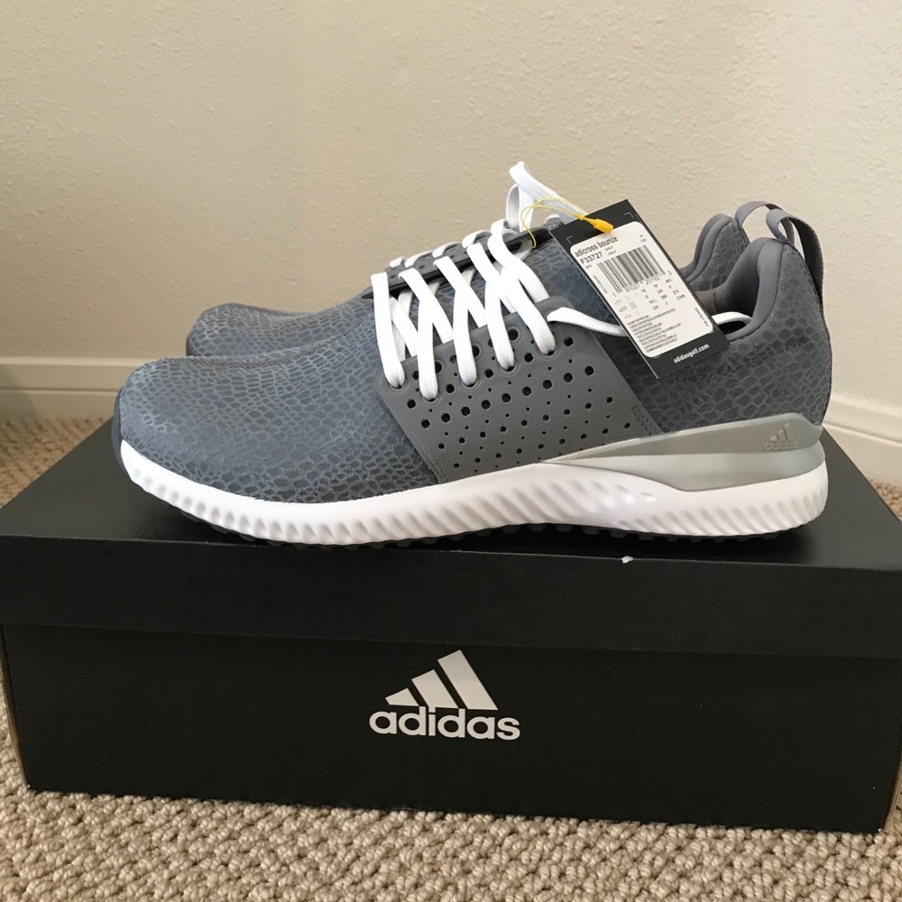 Adidas AdiCross Bounce Golf Shoes Grey Sz 10.5